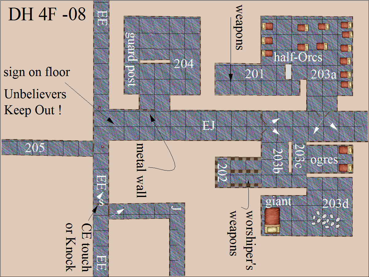 map section DH 4F -08